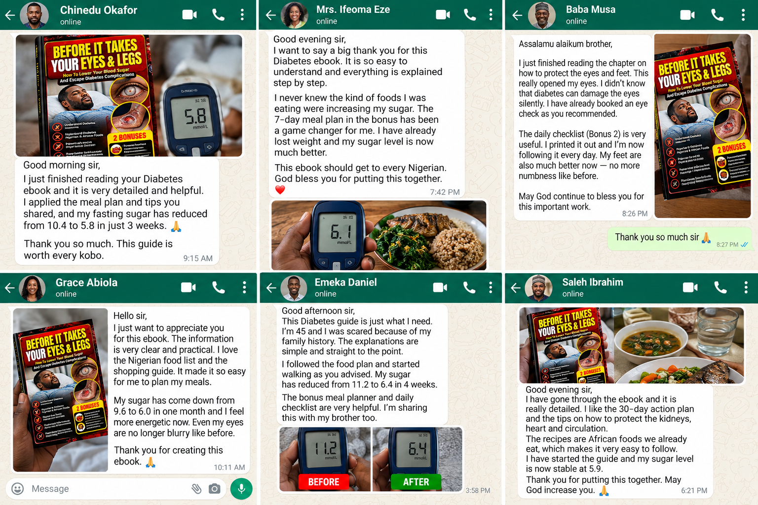 Genuine WhatsApp reader feedback