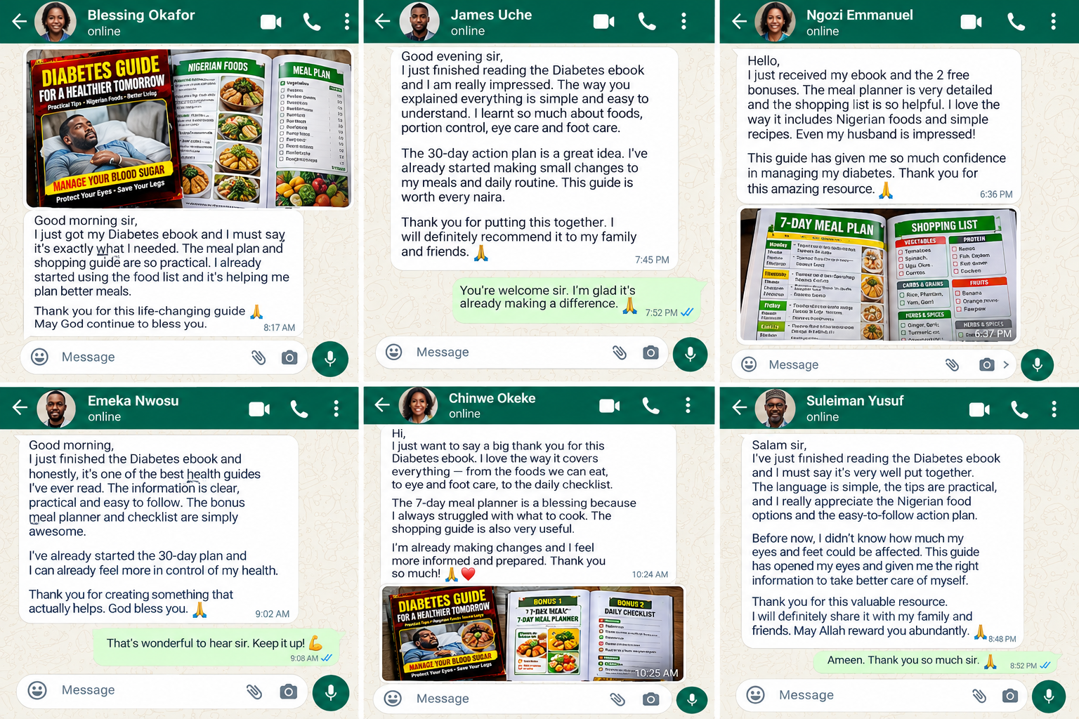 Genuine WhatsApp reader feedback