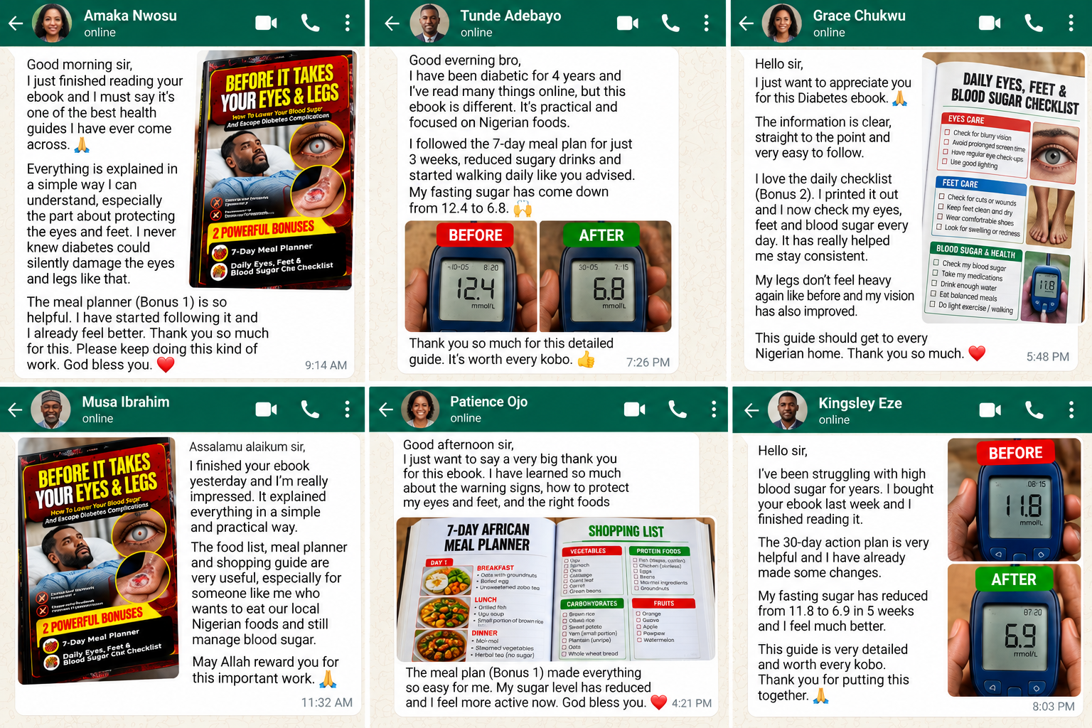 Genuine WhatsApp reader feedback